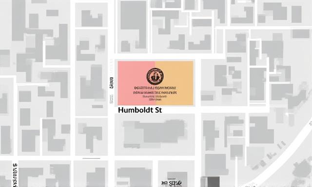 Artistic map of Bushwick and Williamsburg area highlighting Humboldt Street