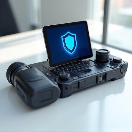 Secure data handling and digital privacy visual